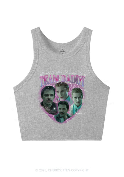 Team Daddy Y2K Crop Tank Top Cherrykitten