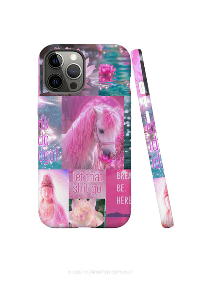 Pink Unicorn Collage Art Y2K Phone Case Cherrykitten
