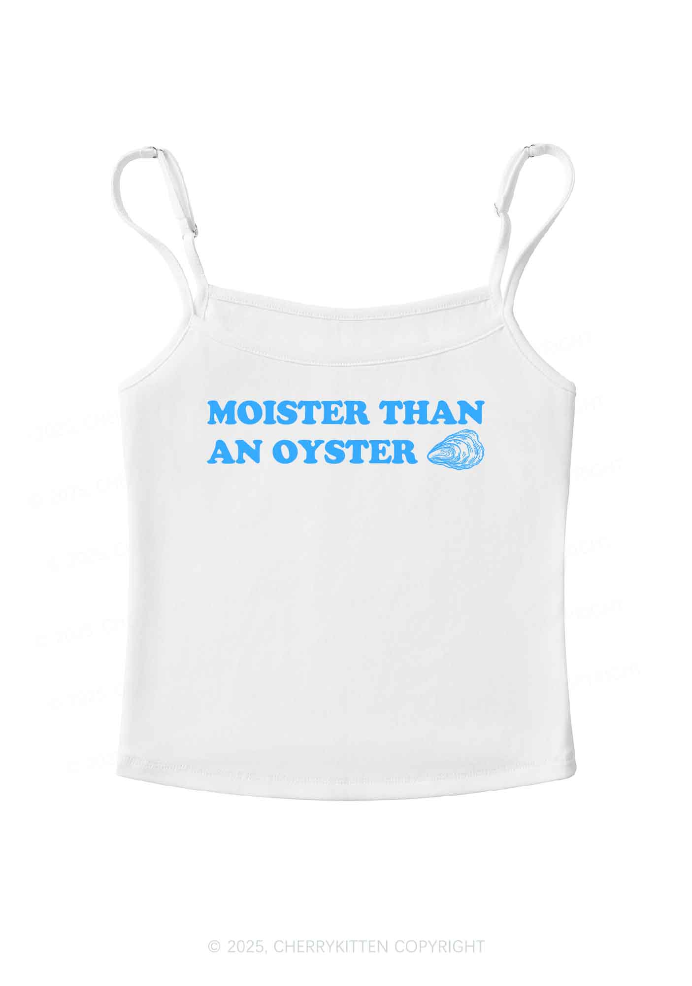 Moister Than An Oyster Y2K Spaghetti Strap Cami Cherrykitten