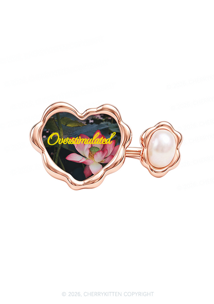 Overstimulated Lotus Y2K Rings Cherrykitten
