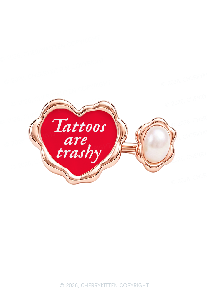Tattoos Are Trashy Y2K Rings Cherrykitten