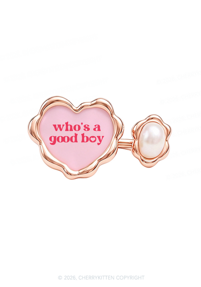 Whos A Good Boy Y2K Rings Cherrykitten
