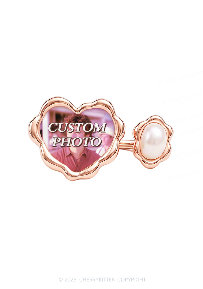 Custom Photo Y2K Rings Cherrykitten