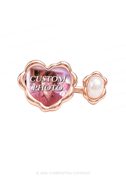Custom Photo Y2K Rings Cherrykitten