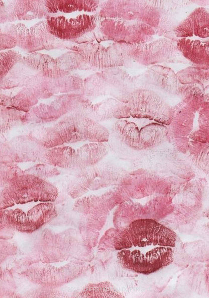Pink Kisses Y2K Print Mini Layered Skirt Cherrykitten