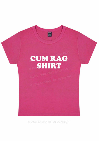 Curvy Rag Shirt Y2K Baby Tee Cherrykitten