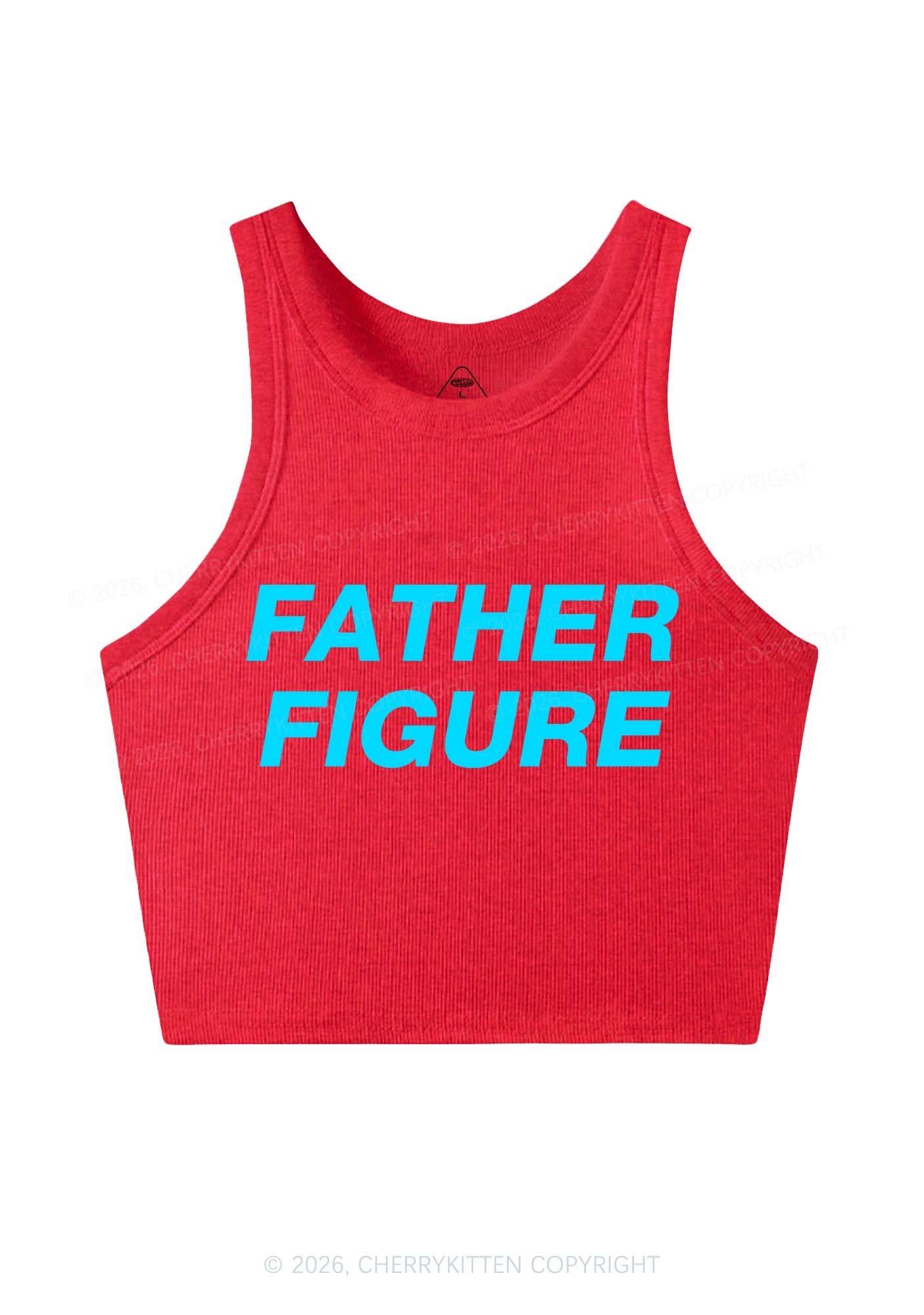 Father Figure Y2K Crop Tank Top Cherrykitten