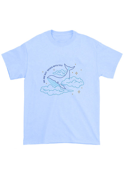 We Are Not Seven With You Bangtan Kpop Chunky Shirt