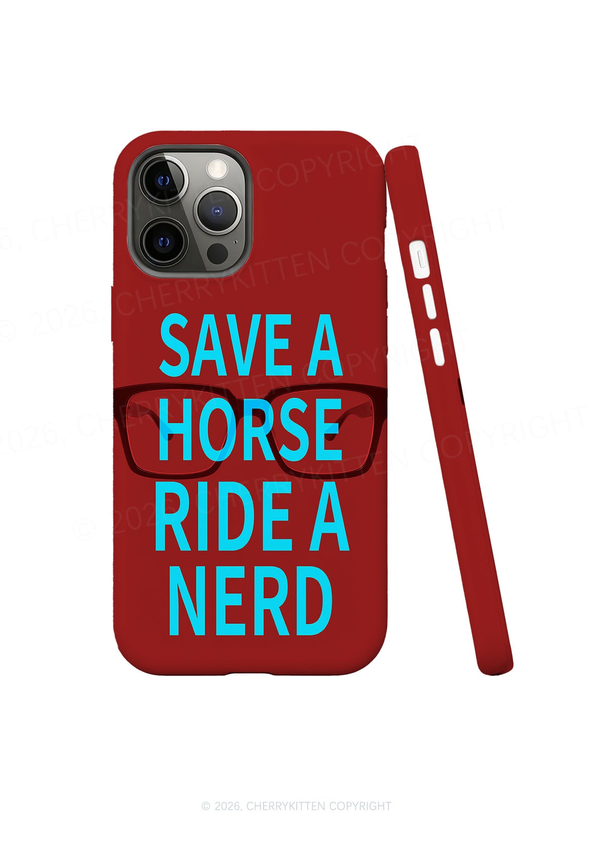 Save Horse Ride Nerd Y2K Phone Case Cherrykitten