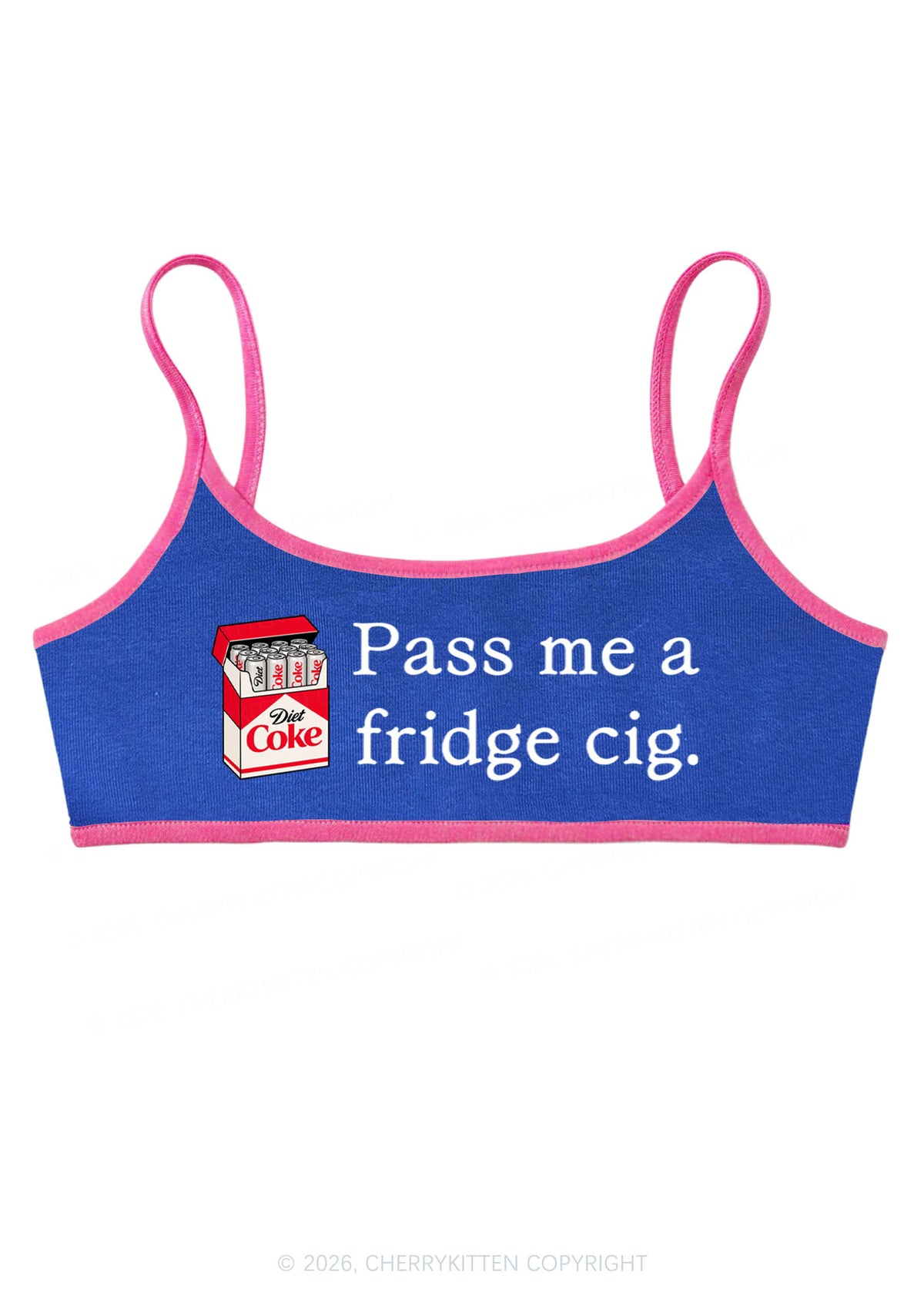 Pass Me Fridge Cig Y2K Super Crop Cami Cherrykitten