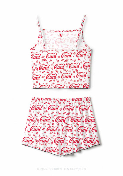 Christmas Cxxt Y2K Print Cami Shorts Pajama Set Cherrykitten