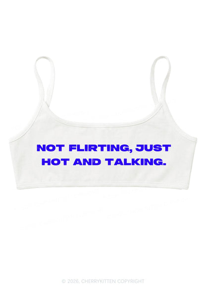 Just Hot And Talking Y2K Super Crop Cami Cherrykitten