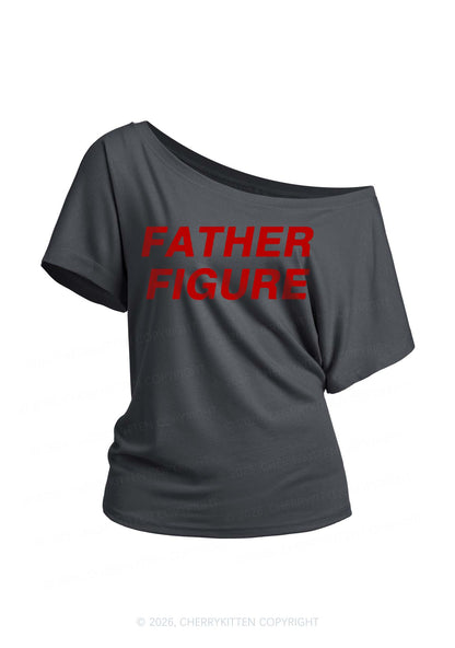 Father Figure Y2K Off Shoulder Tee Cherrykitten