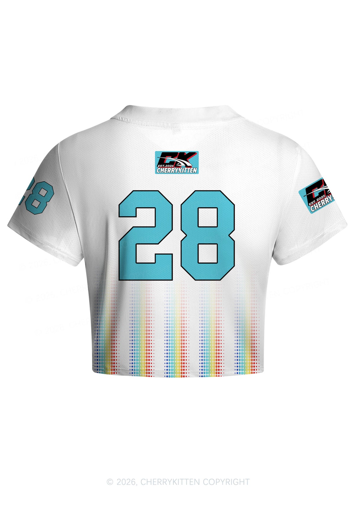 Gods Favorite Fag Pride Y2K Crop Football Jersey Shirts Cherrykitten