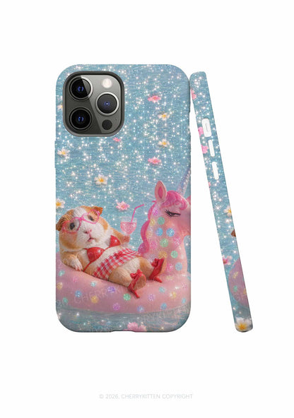 Guinea Pig On Unicorn Y2K Phone Case Cherrykitten