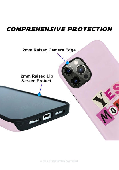 Yes Mommy Y2K Phone Case Cherrykitten