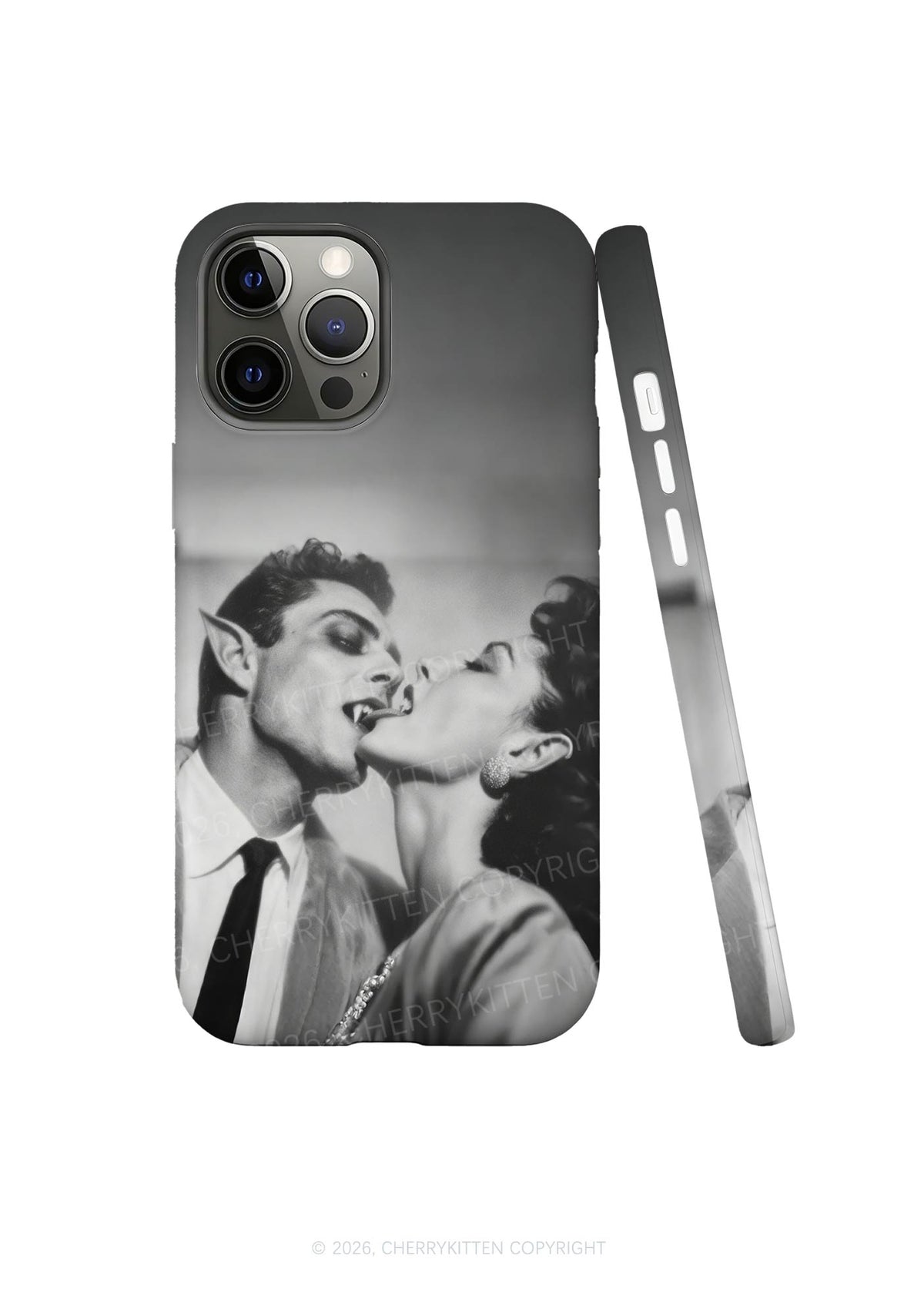 Halloween Vampire Couple Y2K Phone Case Cherrykitten