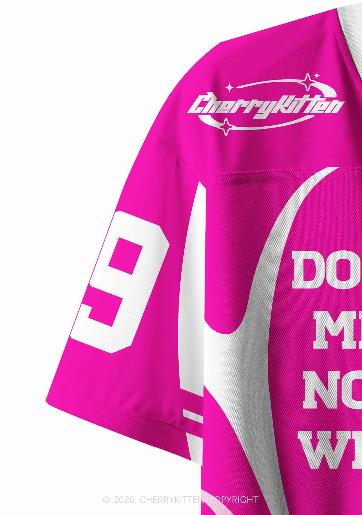 Do Not Give Me A Vape Y2K Crop Sport Jersey Shirts Cherrykitten