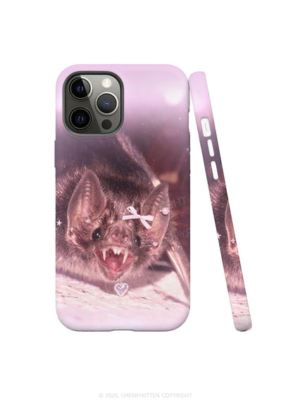 Halloween Pink Bow Bat Y2K Phone Case Cherrykitten
