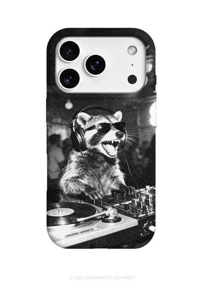 DJ Raccoon Turntable Y2K Phone Case Cherrykitten