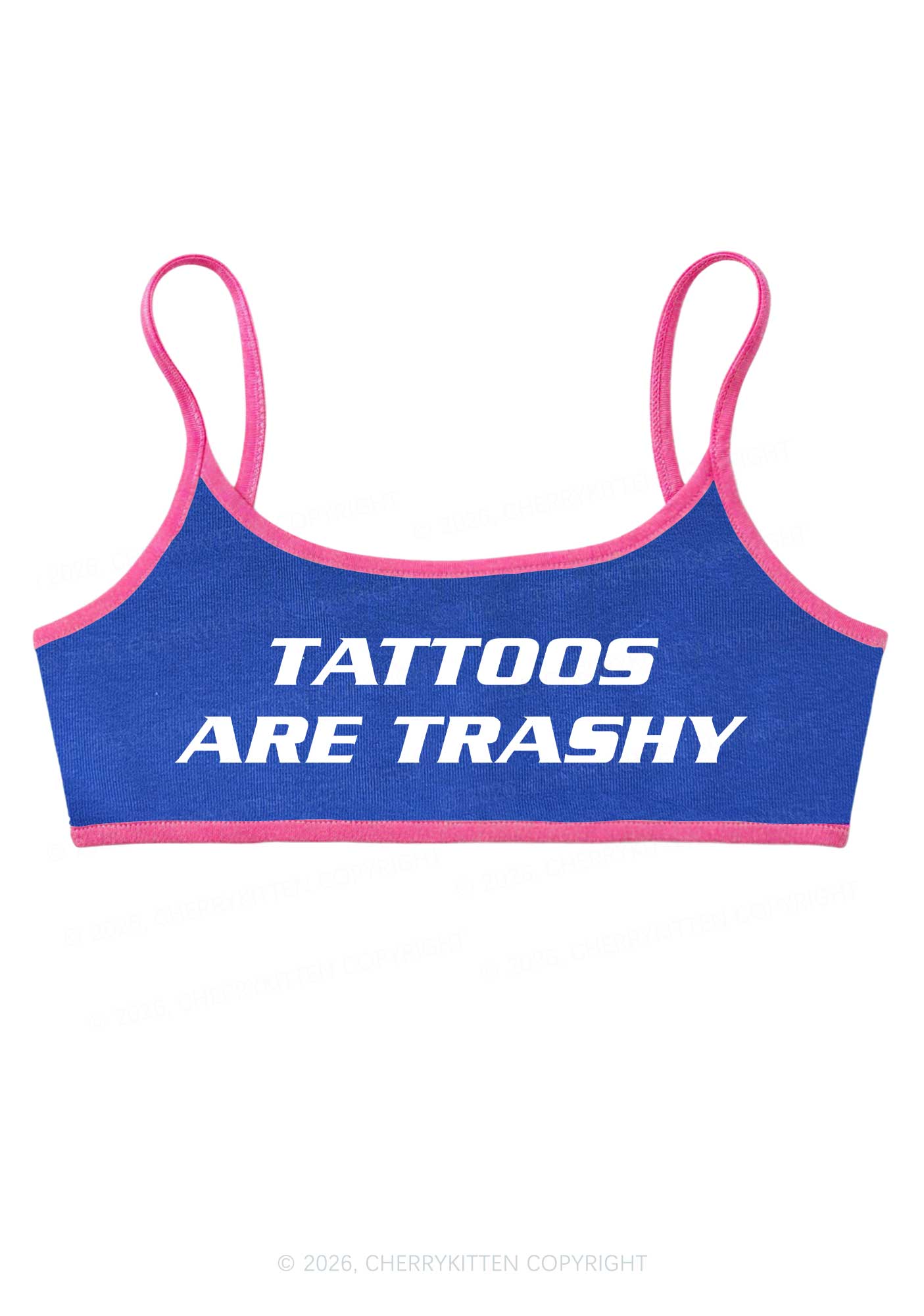 Tattoos Are Trashy Y2K Super Crop Cami Cherrykitten