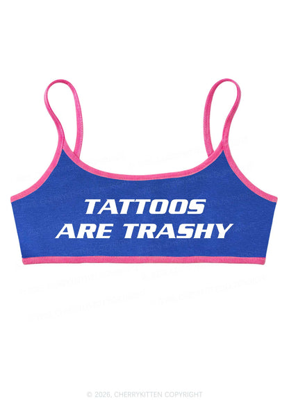 Tattoos Are Trashy Y2K Super Crop Cami Cherrykitten