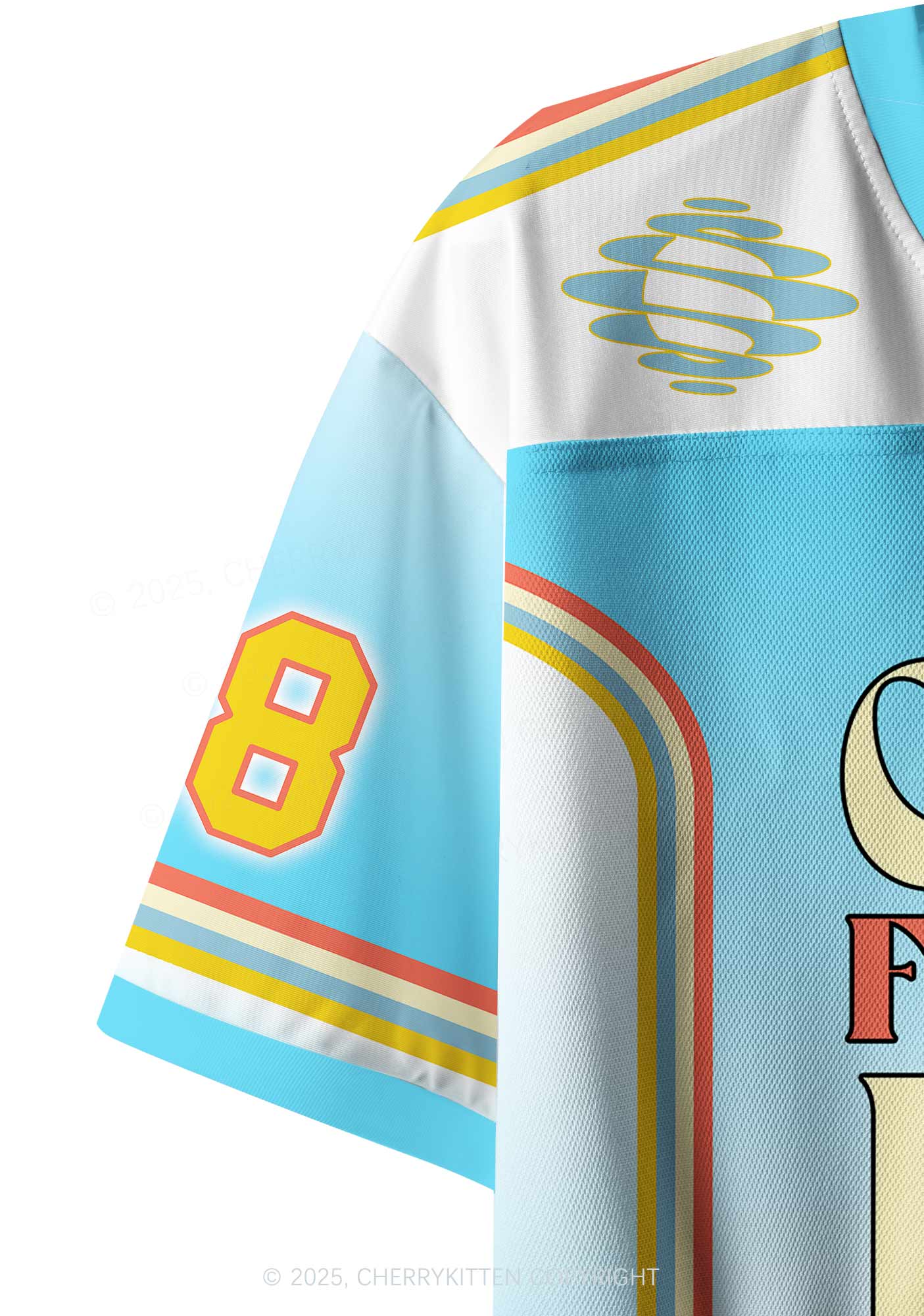 Custom Gods Fav Fag Pride Y2K Crop Sport Jersey Shirts Cherrykitten