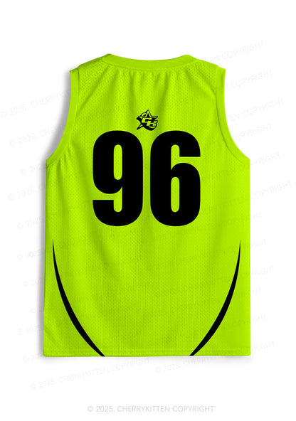 Cutsom Green Bart Team Y2K Sport Jersey Tank Cherrykitten