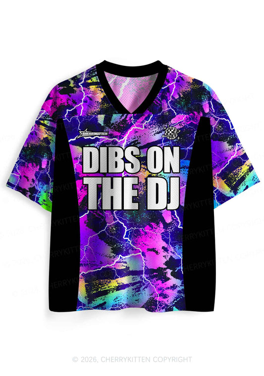 Dibs On The DJ Lightning Y2K Sport Jersey Shirts Cherrykitten