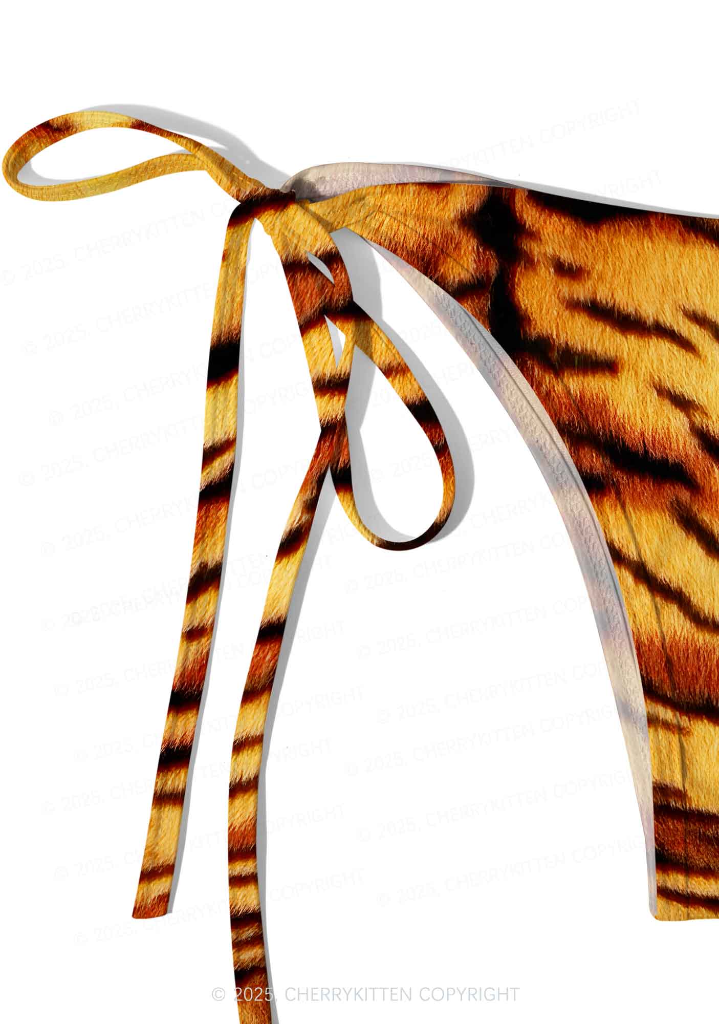 Wild Tiger Texture Y2K Print Bikini Set Cherrykitten