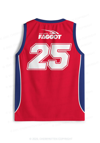 Custom Red Faggot Pride Y2K Sport Jersey Tank Cherrykitten
