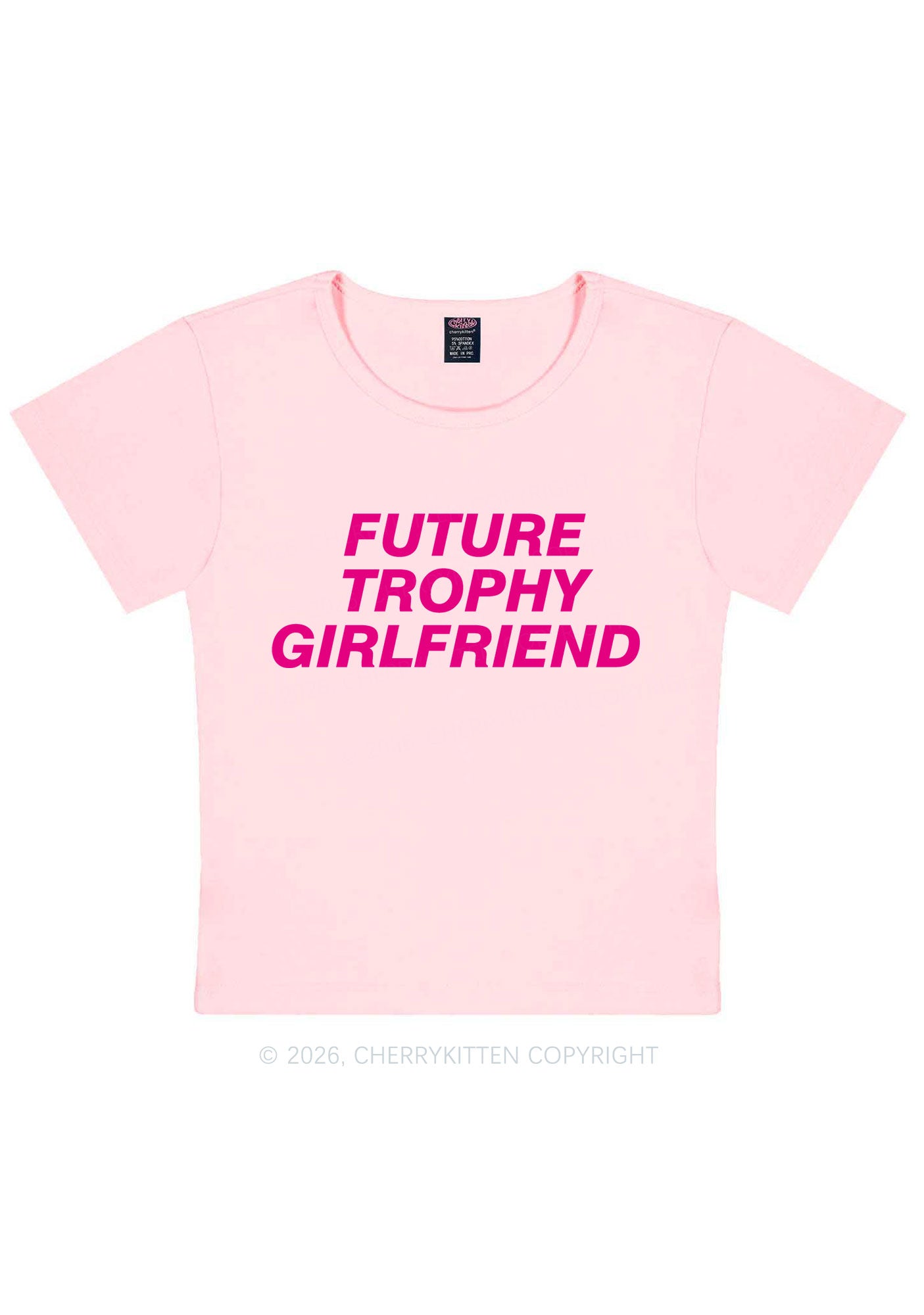 Future Trophy Girlfriend Y2K Baby Tee Cherrykitten