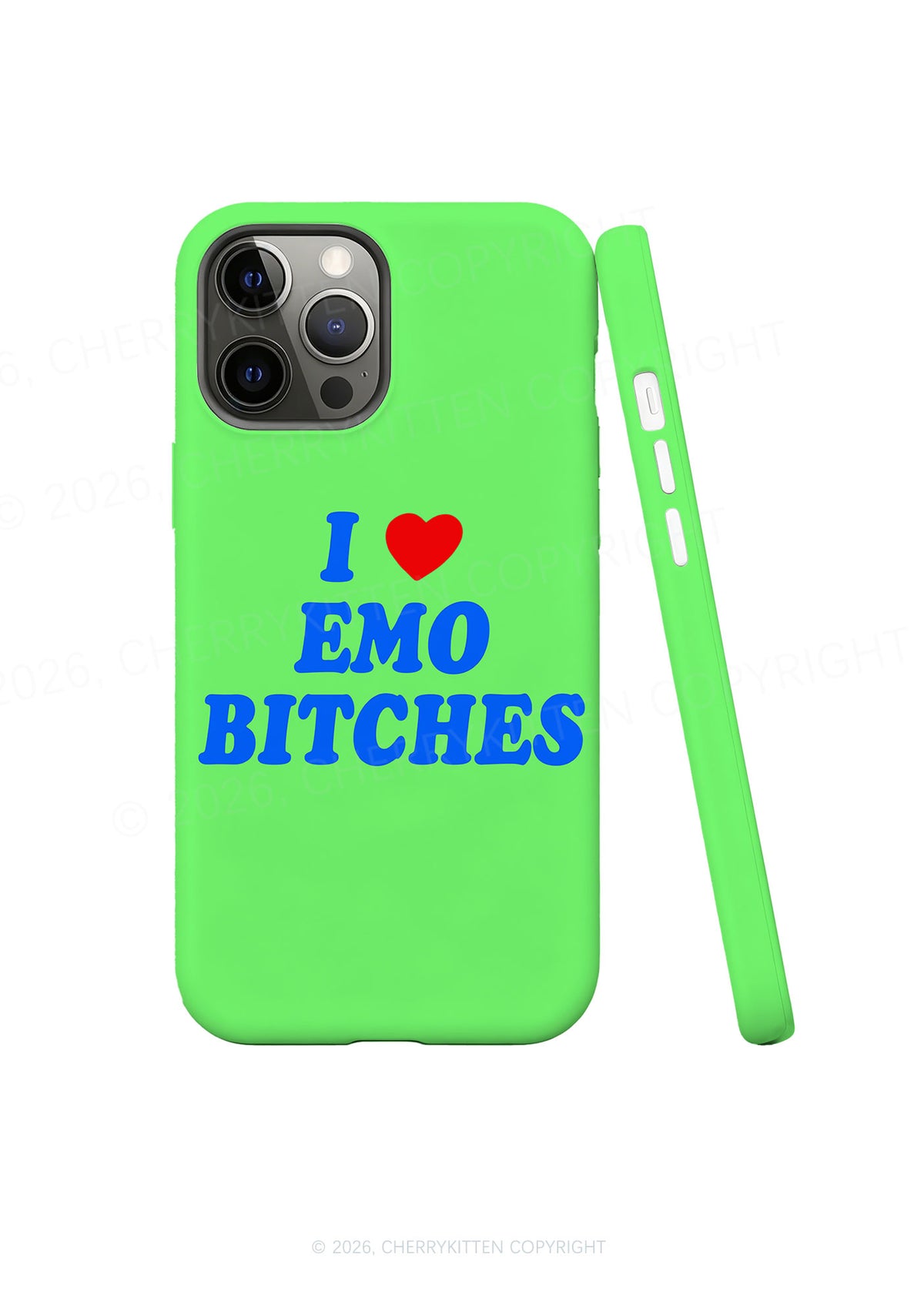 I Love Emo Bxxches Y2K Phone Case Cherrykitten