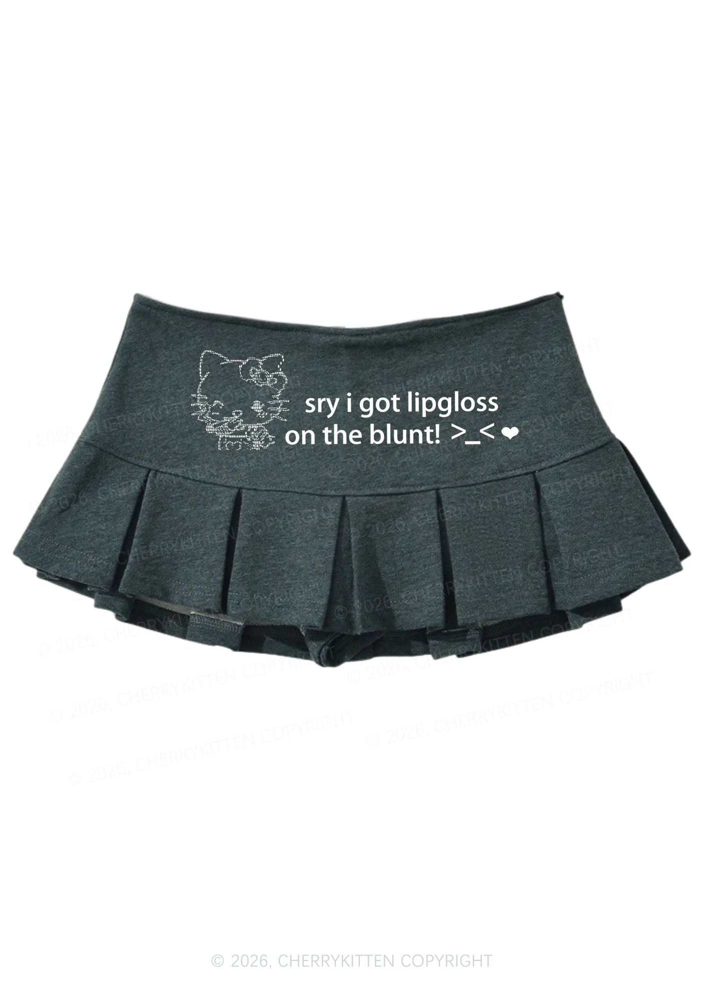 Sorry About Lipgloss Y2K Mini Pleated Skirts Cherrykitten