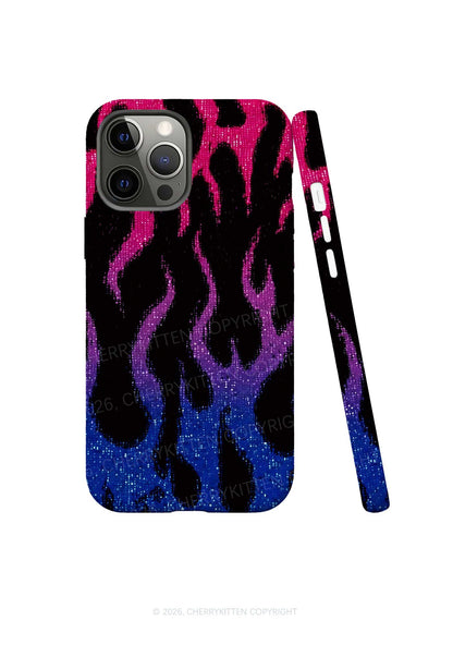 Bisexual Flame Pride Y2K Phone Case Cherrykitten