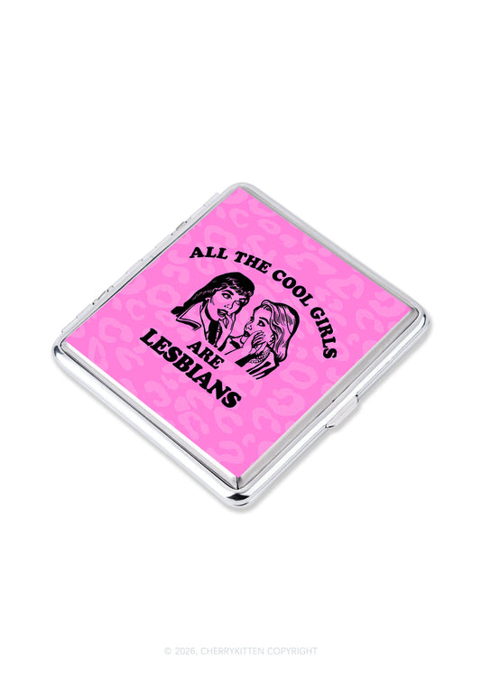 Cool Girls Are Lesbians Pride Y2K Cigarette Case Cherrykitten