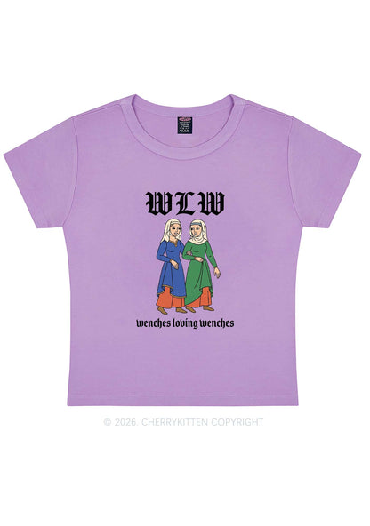 Wenches Loving Wenches Pride Y2K Baby Tee Cherrykitten