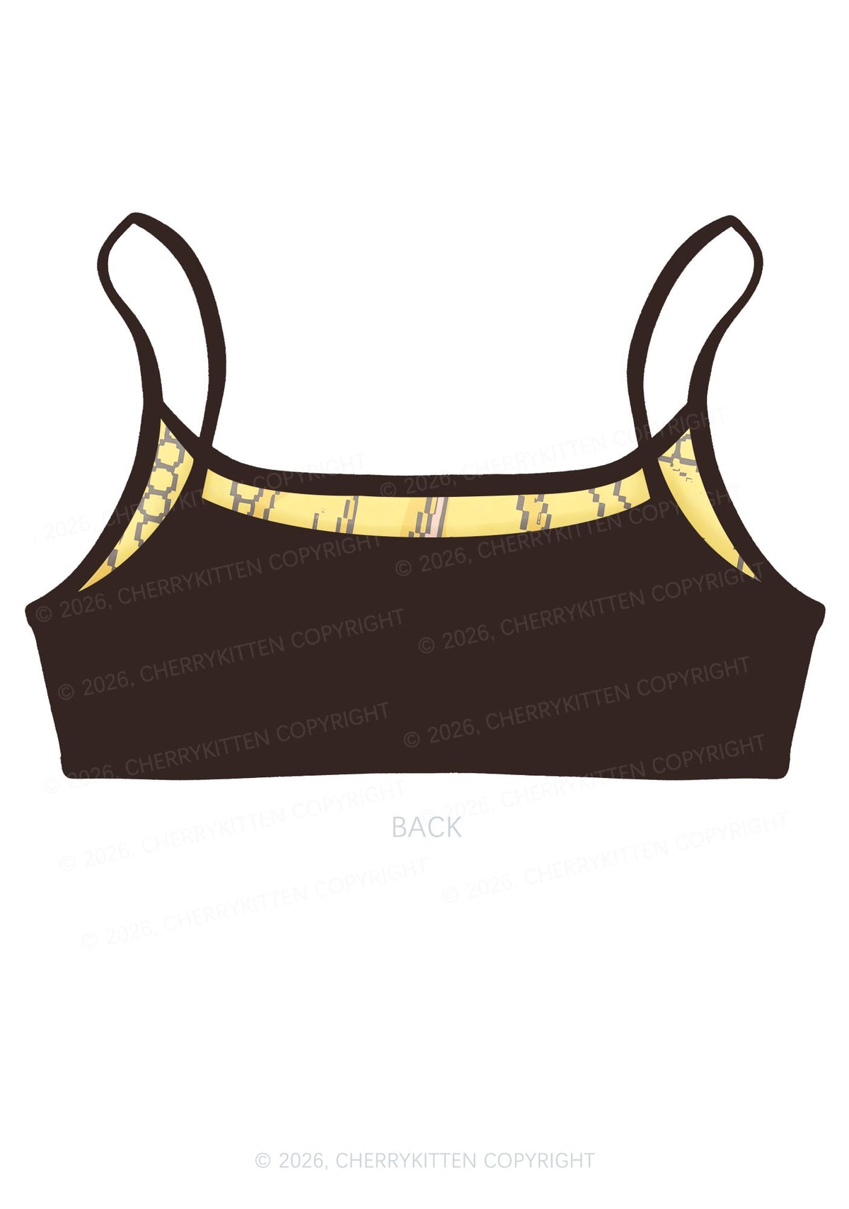Anime Crying Girl Y2K Print Super Crop Cami Cherrykitten