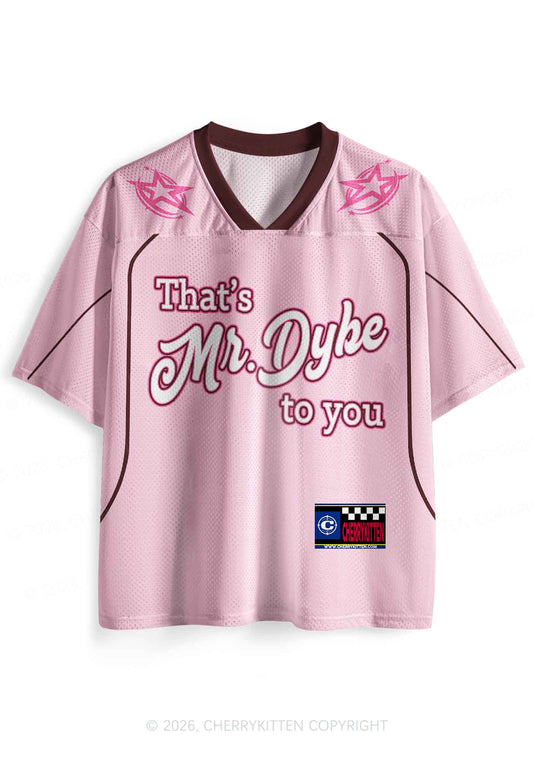 Thats Mr Dyke To You Pride Y2K Sport Jersey Shirts Cherrykitten