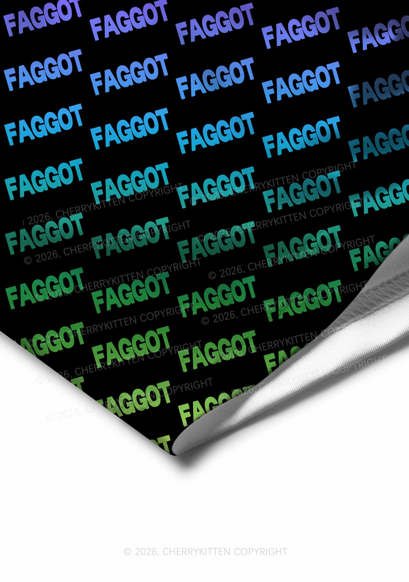 Neon Rainbow Faggot Pride Y2K Print Men Boxer Briefs Cherrykitten