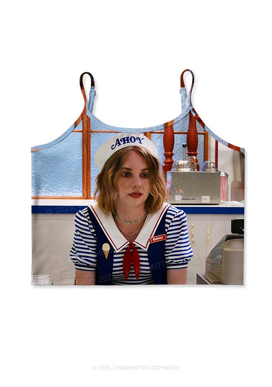 Sailor Girl Pride Y2K Print Cami Crop Top Cherrykitten