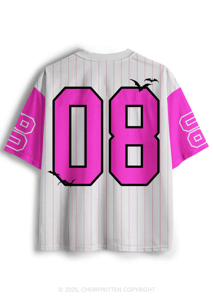 Halloween Custom White Going Slashing Y2K Sport Jersey Shirts Cherrykitten
