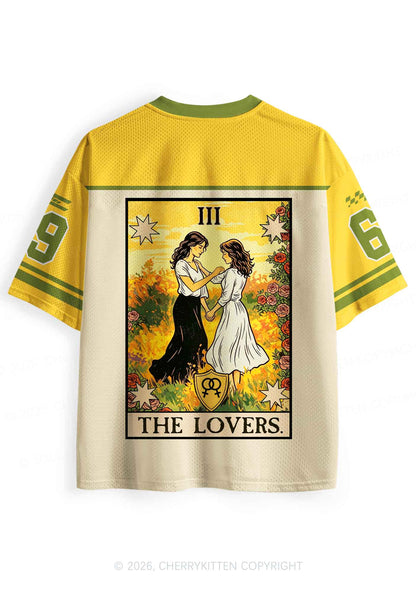 Lesbian Couple Dancing Pride Y2K Sport Jersey Shirts Cherrykitten