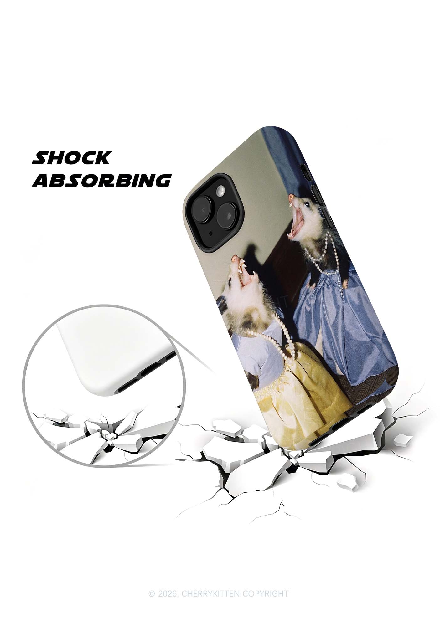 Princess Rats Y2K Phone Case Cherrykitten