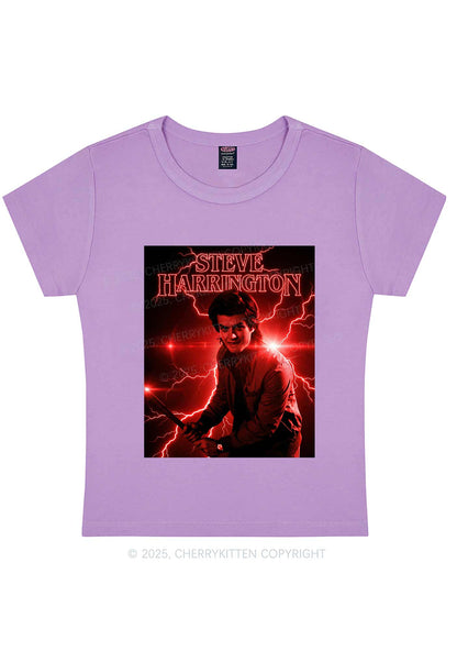 SH Red Lightning Y2K Baby Tee Cherrykitten