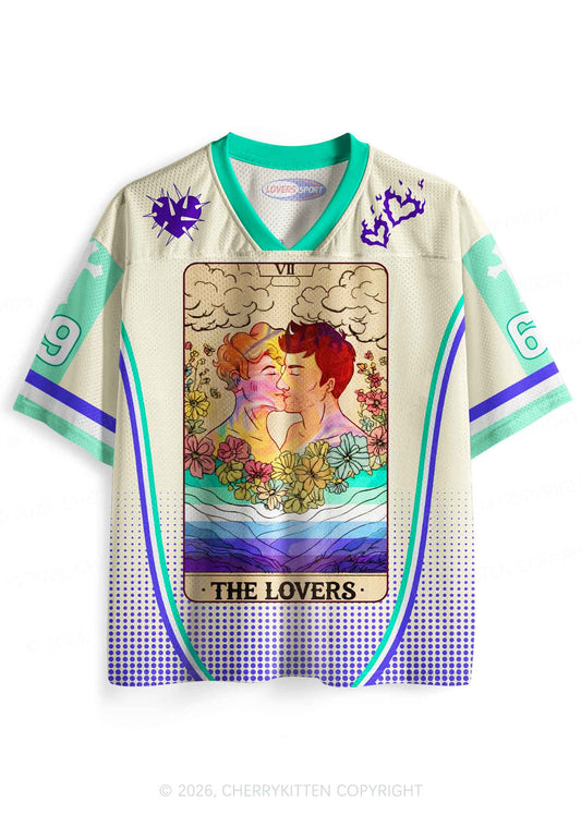 The Lovers Gay Kissing Pride Y2K Sport Jersey Shirts Cherrykitten