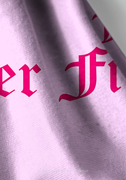 Father Figure Y2K Print Headband Cherrykitten
