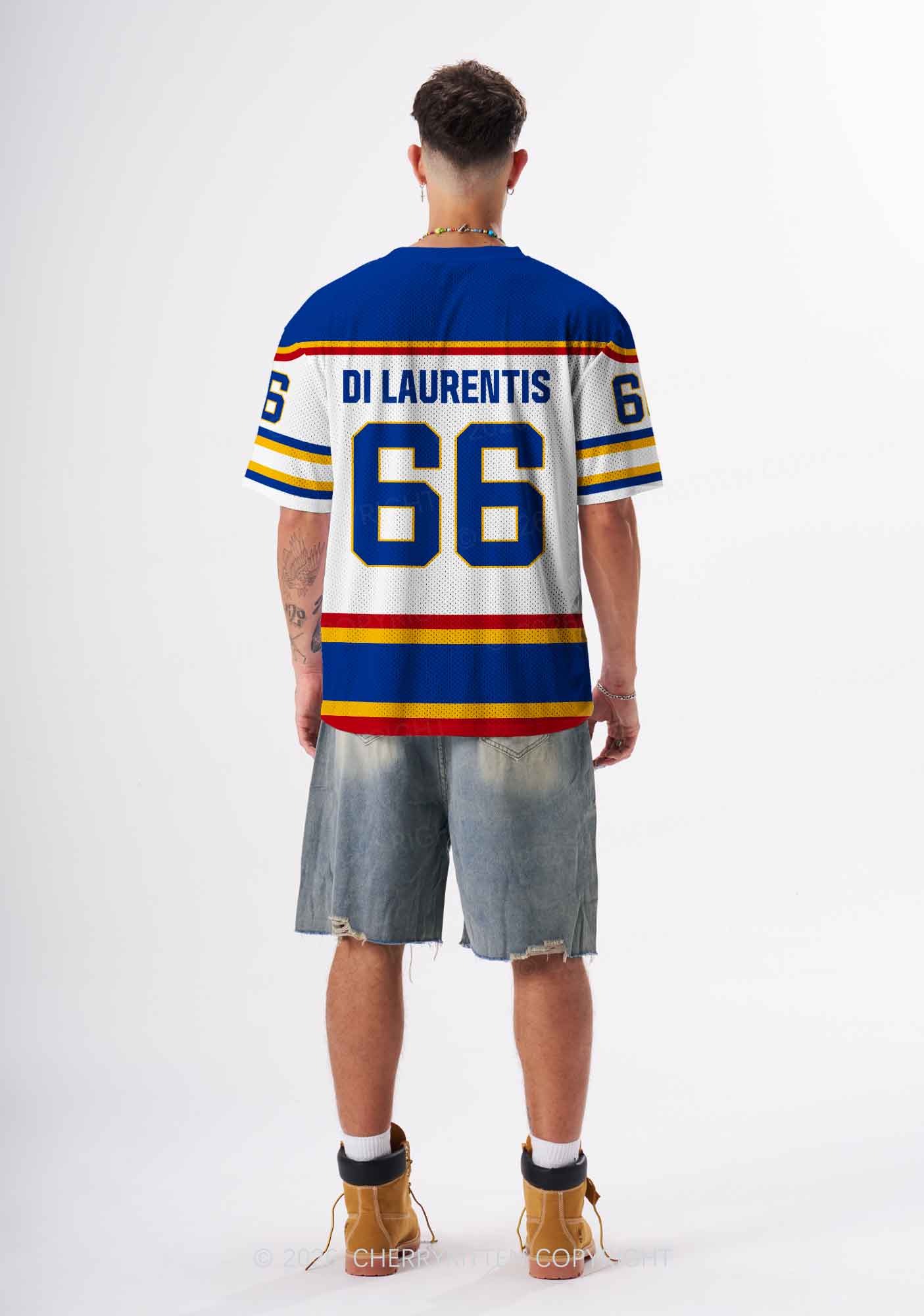 Retro White Hockey Team DL Y2K Sport Jersey Shirts Cherrykitten