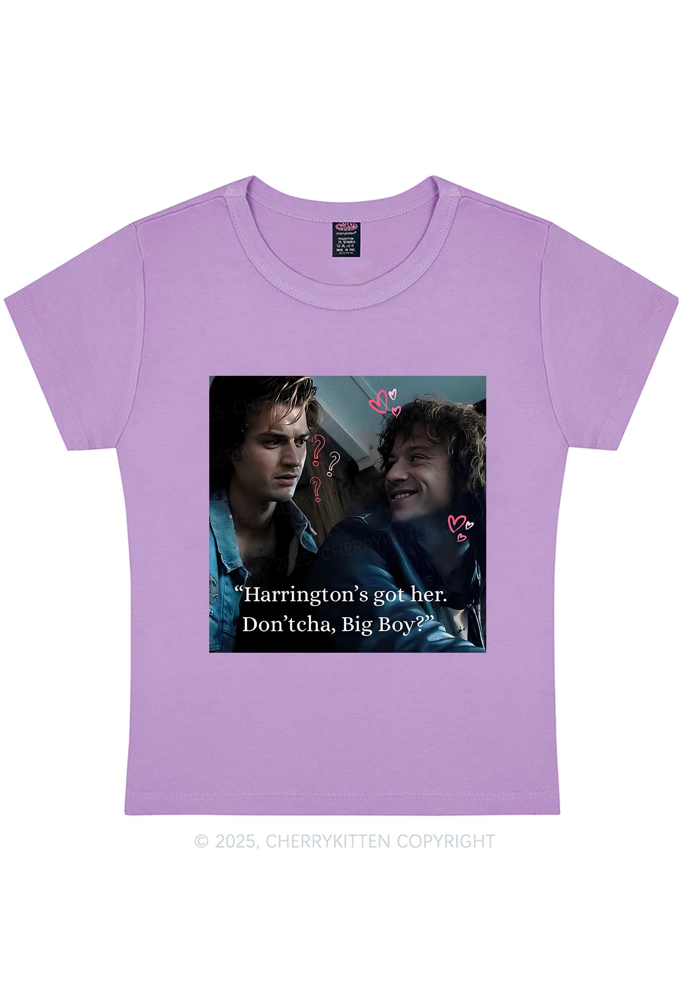 Big Boy Got Her Y2K Baby Tee Cherrykitten