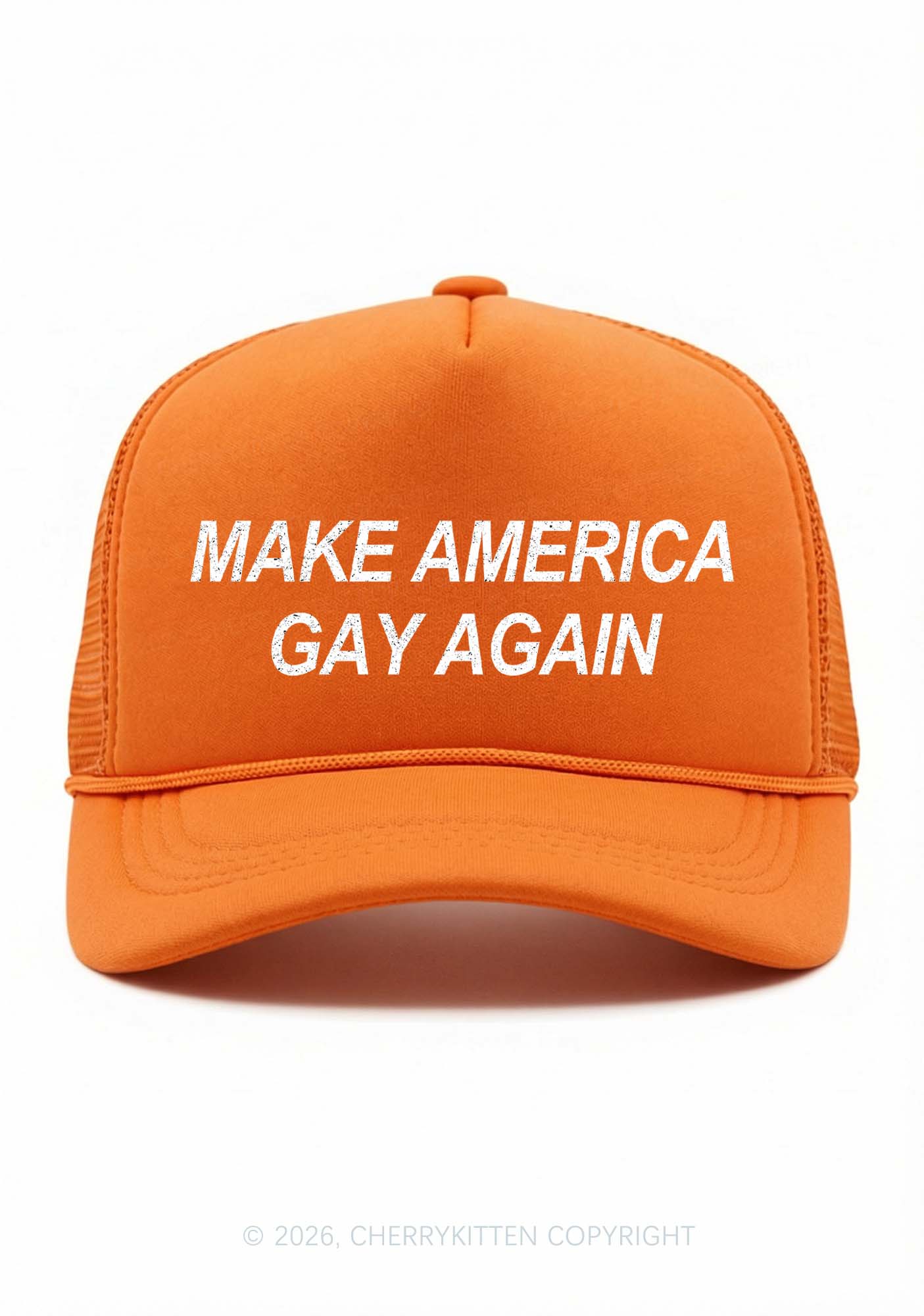 Make America Gay Again Pride Y2K Trucker Hat Cherrykitten